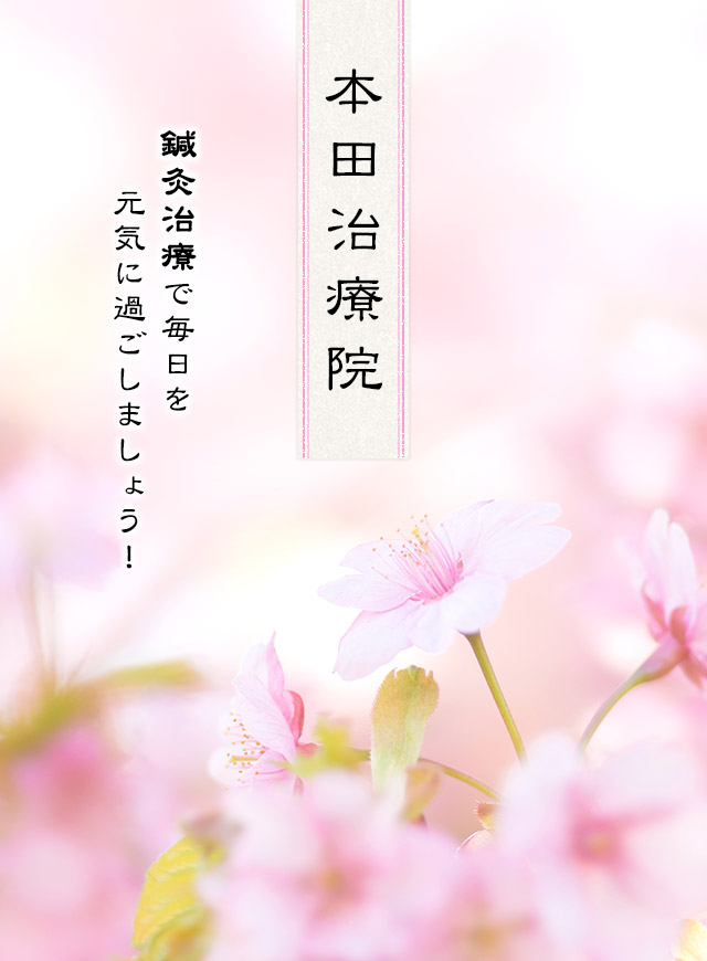 埼玉県春日部市豊春の本田治療院　鍼灸治療で毎日を元気に過ごしましょう！